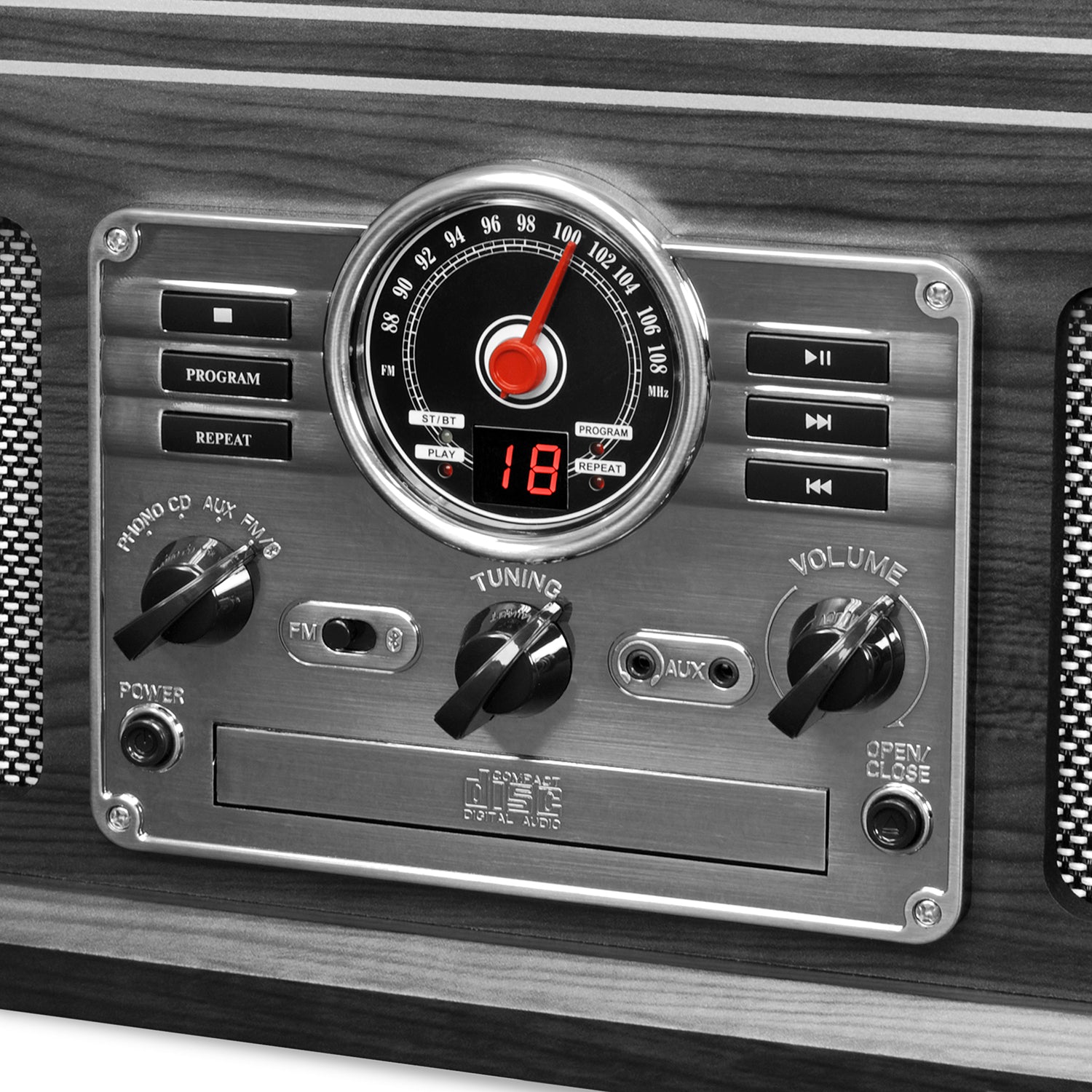 6-in-1 Victrola Entertainment Center